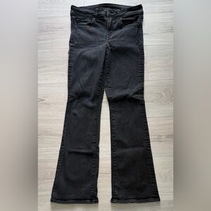 American Eagle Outfitters Black Flare Jeans